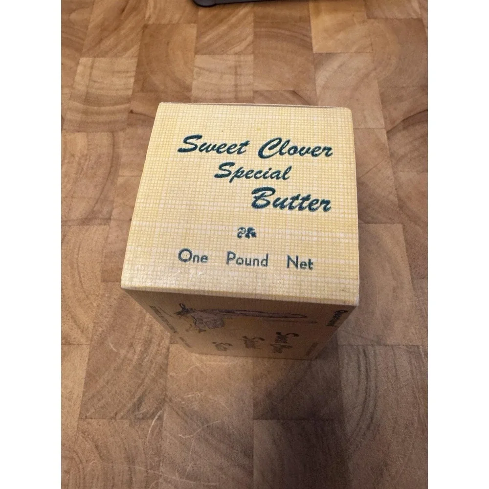 Vintage Sweet Clover Special‎ Butter House pic Burwell Nebraska unused mint